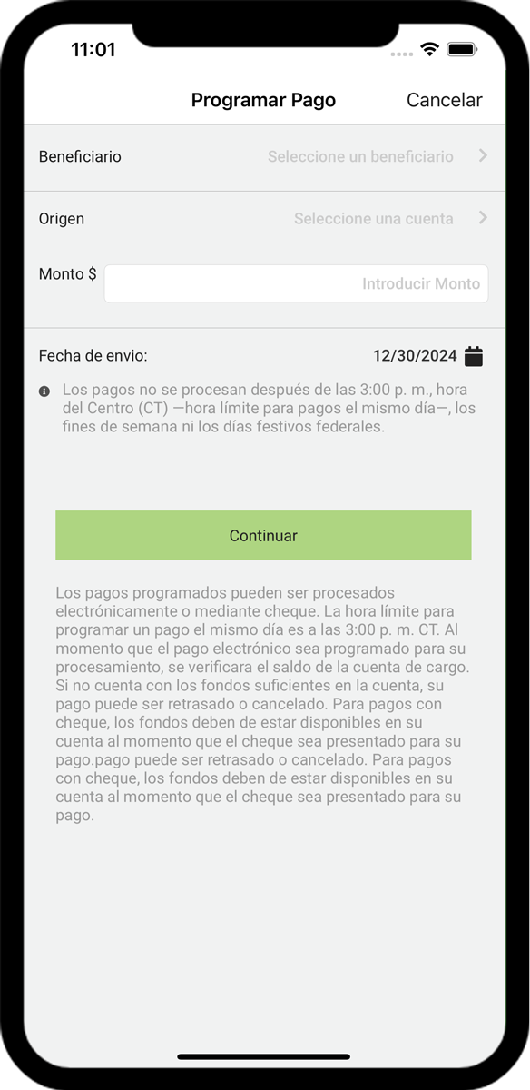 Pay Your Bills Spanish